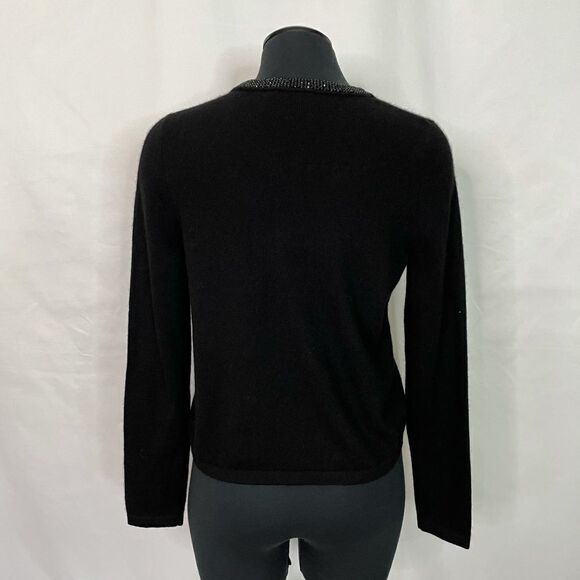 Bloomingdales NWT Cashmere Rhinestone Cardigan - Women’s M - Picture 5 of 7